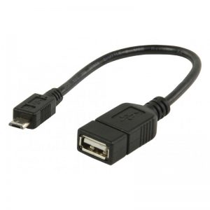 Câble data OTG USB 2.0 A - micro B 0.20 m