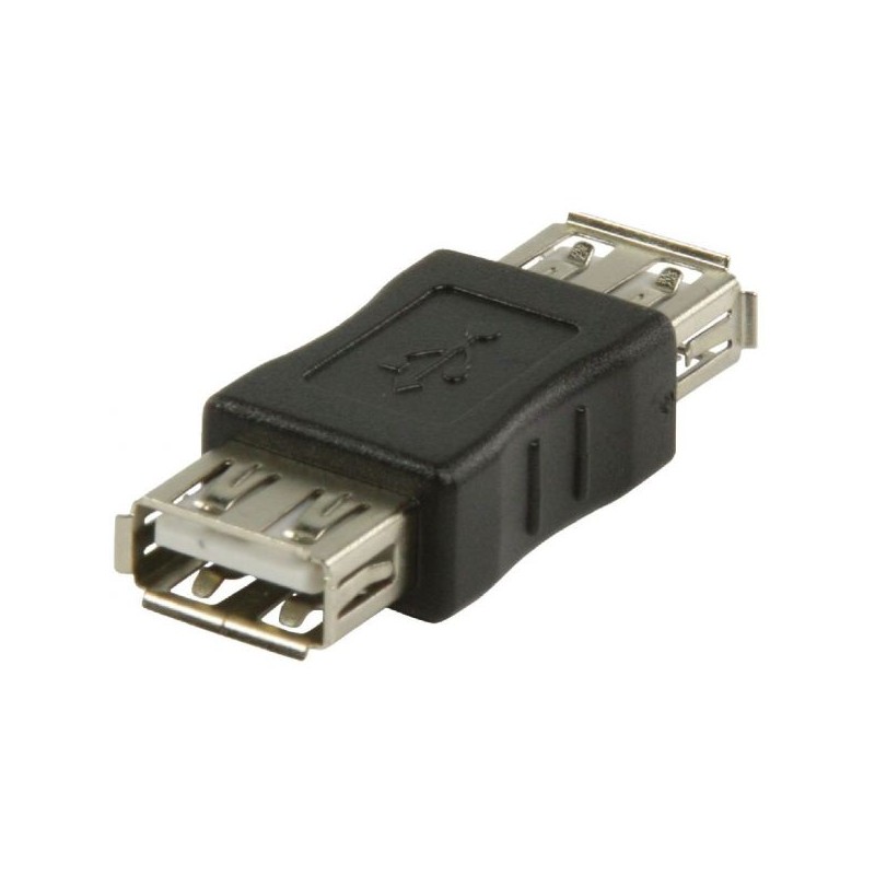 Câble adaptateur USB à connecteur USB 2.0 A femelle vers micro-USB 2.0 B  mâle OTG noir 0,20 m. - Discomputer