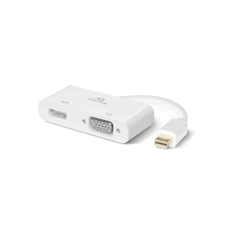 Câble Adaptateur mini DISPLAYPORT mâle vers HDMI Femelle et VGA