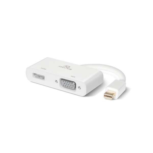 Câble Adaptateur mini DISPLAYPORT mâle vers HDMI Femelle et VGA femelle