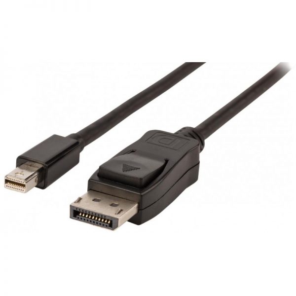Câble Mini DisplayPort vers DP Mini DisplayPort Mâle - Display Port Mâle 1.00 m Noir