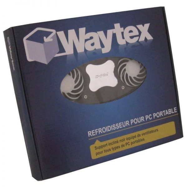 REFROIDISSEUR PC PORTABLE WAYTEX 2 VENTILATEURS