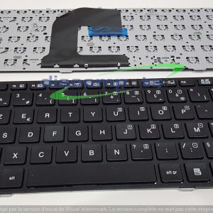 Clavier AZERTY français pour HP Elitebook 8470W