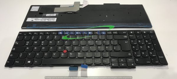 Clavier lenovo T540 QWERTZ DE