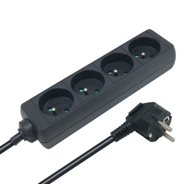 multiprise 4 ports noir 1,50 M