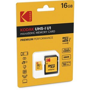Carte mémoire MicroSDHC KODAK 16 GB