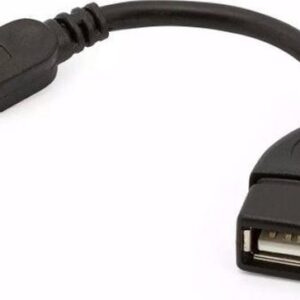 USB 2.0 Câble Micro B Male - A Female 0.20 m Black