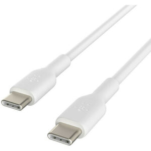 BELKIN Câble USB-C vers USB-C 100W 2 M blanc tréssé