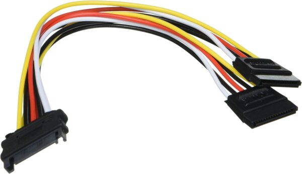 Câble alimentation GOOBAY 1 SATA mâle vers 2 SATA Femelles