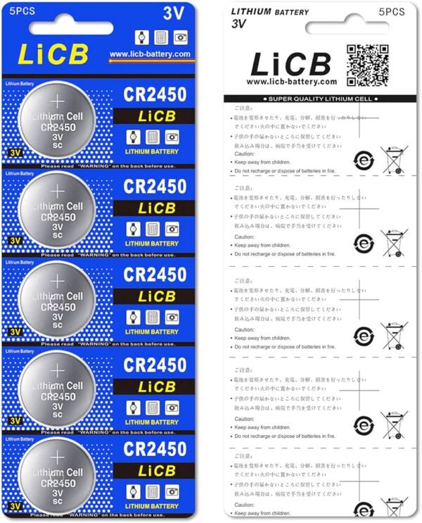 LOT 5 PILES CR2450 LICB