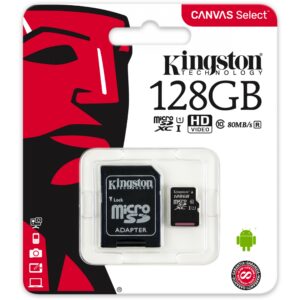 Carte mémoire MicroSD KINGSTON 128 GB