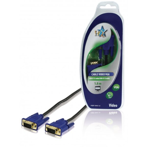 Câble video VGA HQ 1,8 M