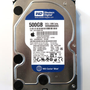 Disque dure HDD 3.5" Western Digital WD5000AAKS |  500 GB