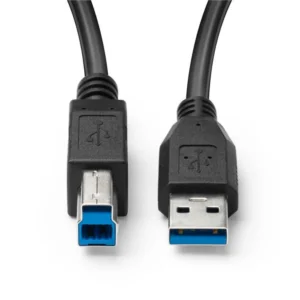 Câble USB 3.0 2 M noir USB-A vers USB-B
