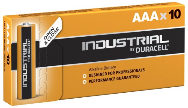 Pack de 10 piles Duracell Industrial AAA